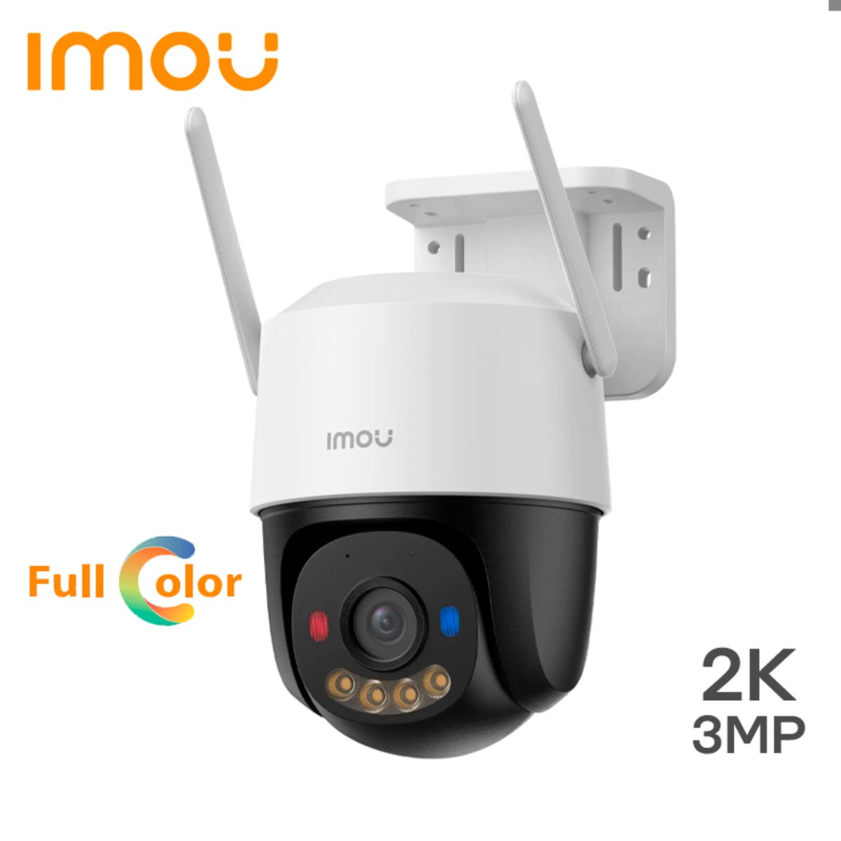 Cámara IP Wi-Fi Exterior Imou Cruiser SC 3MP / 2K / Movimiento PTZ Exterior / Visión Nocturna Full Color / Audio Bidireccional / Detección Humana / Wi-Fi