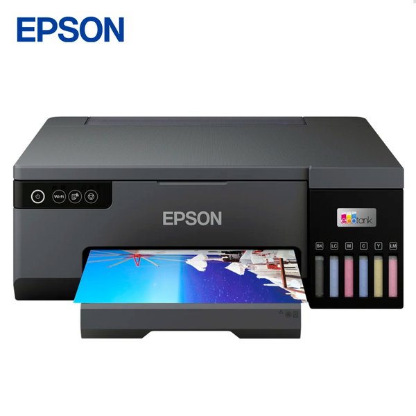 Impresora Fotográfica Epson L8050 / Tinta Continua de 6 Colores / Wi-Fi / Imprime en PVC y CD / Rinde aprox. 2,100 fotos (10x15 cm)
