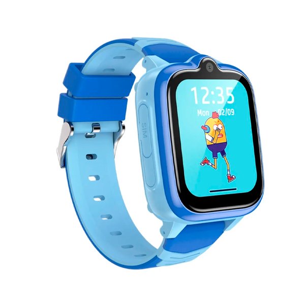 Reloj GPS Blackview para Niños / Chip 4G / Pantalla 1.83" / 1GB+8GB / IP67 Resistente al Agua / Videollamadas / Con Parlante / Azul