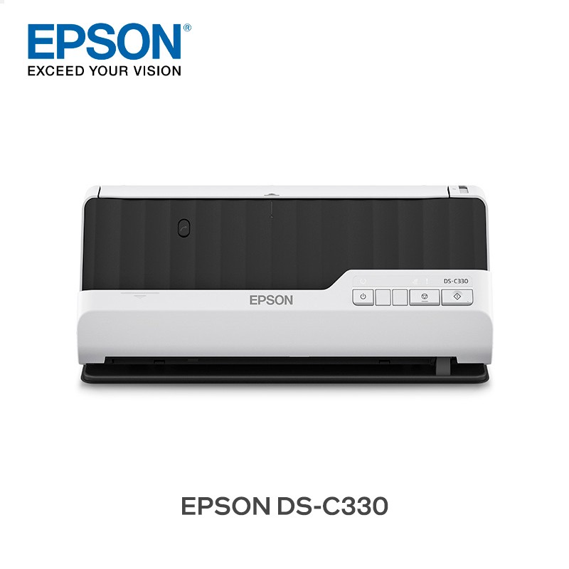Escáner Epson DS-C330 / Compacto Vertical / ADF 20 Hojas / 30 ppm - 60 ipm / Duplex Automático / USB 2.0