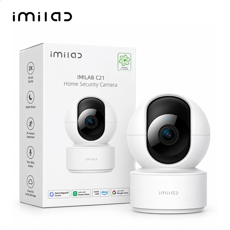IMILAB C21 / Resolución 2.5K (4 MP - 2560x1440) / Wi-Fi / Detección IA / Compatible con Alexa, Google Home y Xiaomi Home
