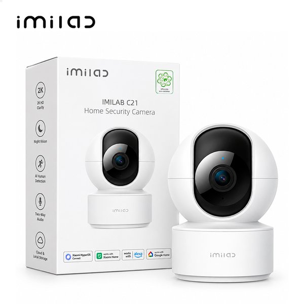 IMILAB C21 / Resolución 2.5K (4 MP - 2560x1440) / Wi-Fi / Detección IA / Compatible con Alexa, Google Home y Xiaomi Home