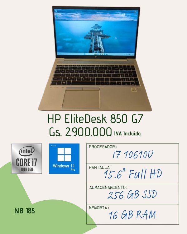 HP Elitedesk 850 G7