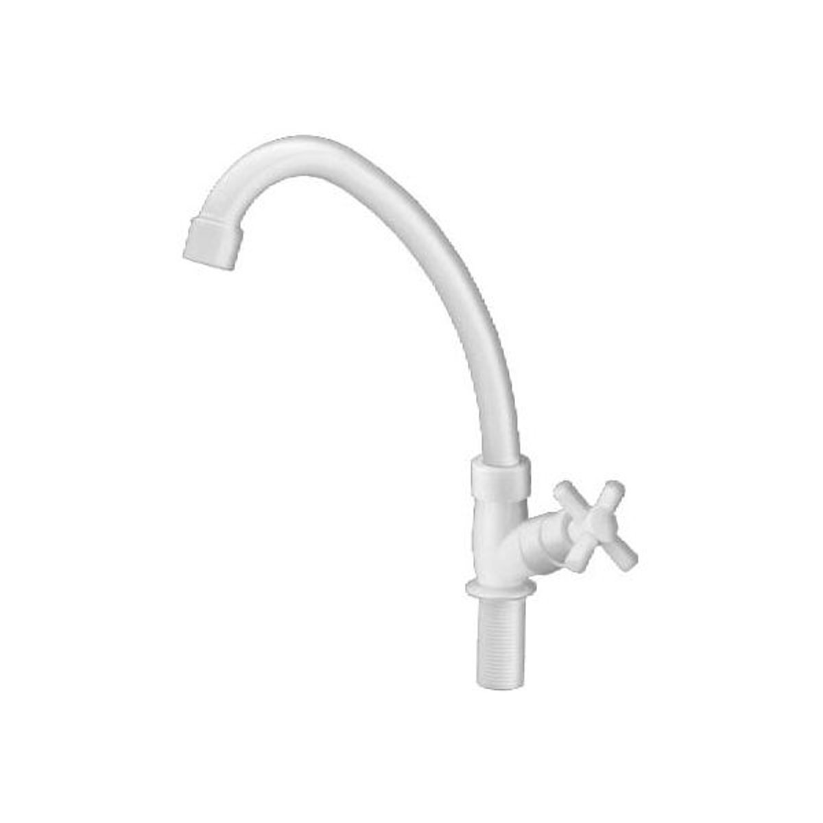 CANILLA COCINA MESADA PICO ALTO BL WH003