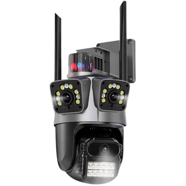 Cámara de Seguridad Smart Wifi IP 360° Triple Lente