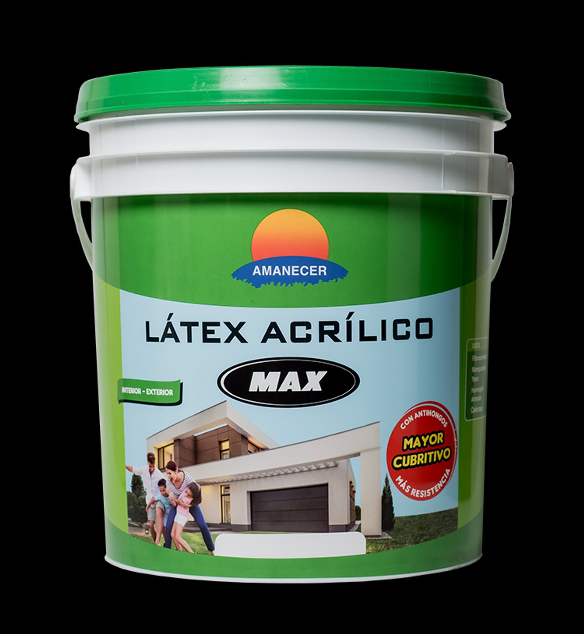 Pintura Latex Acrilico al Agua Amanecer (Interior-Exterior) de 18 LTS