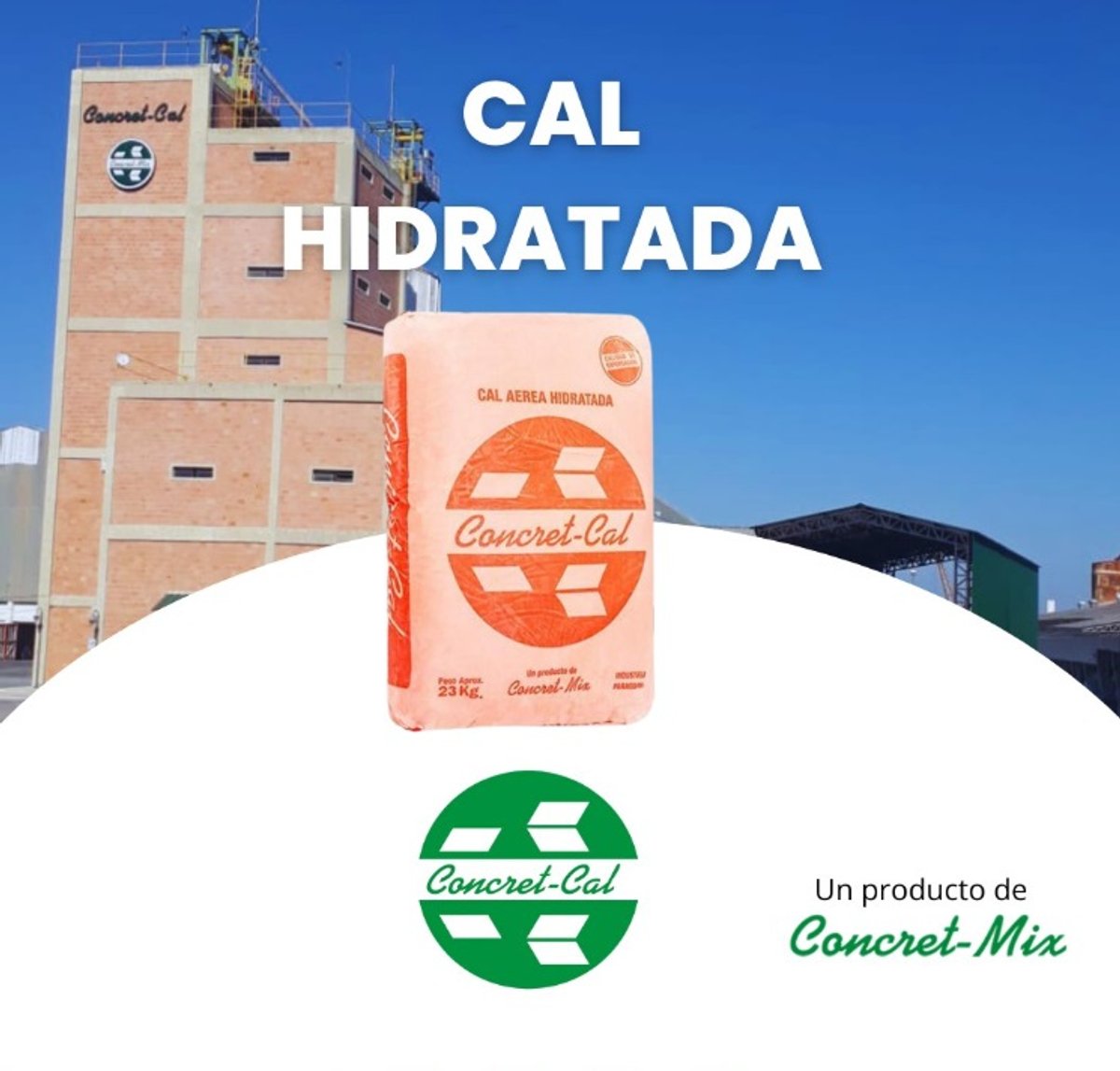 CAL HIDRATADA 23 KG Concret-Cal