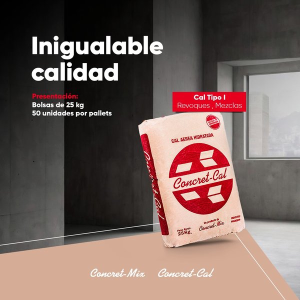 CAL HIDRATADA 23 KG Concret-Cal