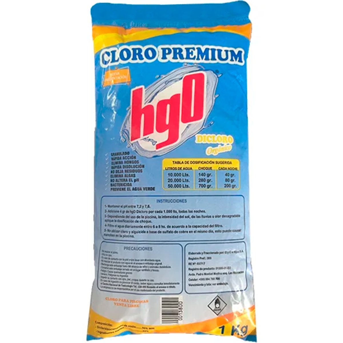 CLORO PREMIUM HGO 