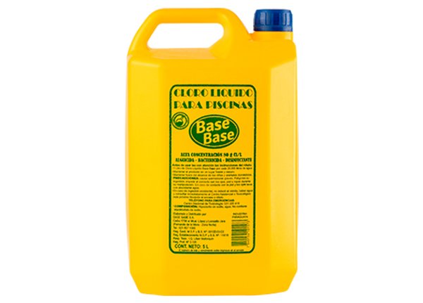 CLORO base base en bidón de 5 Lts