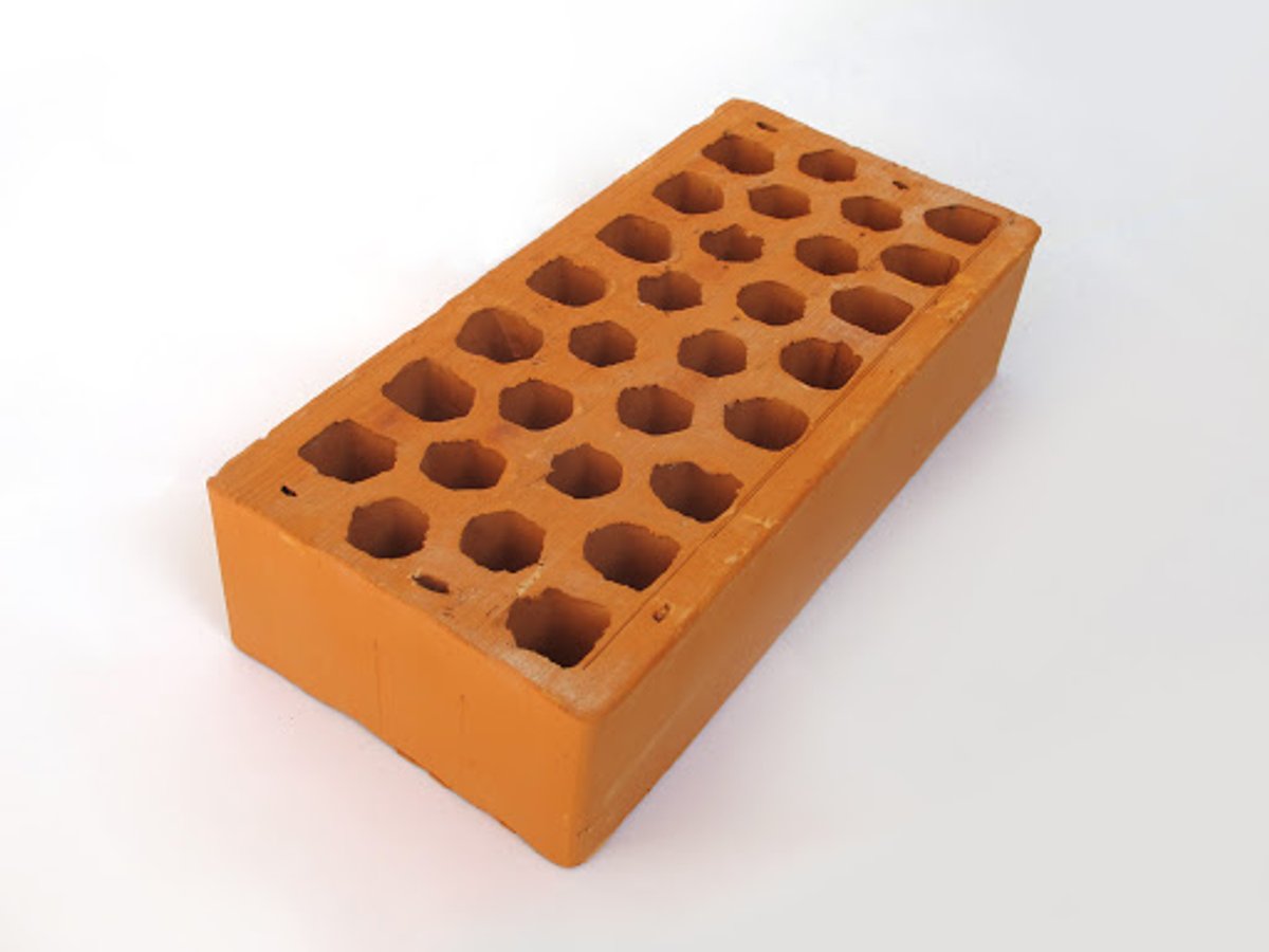 LADRILLO PRENSADO LAMINADO de 1ra (laminadito de 21 agujeros)