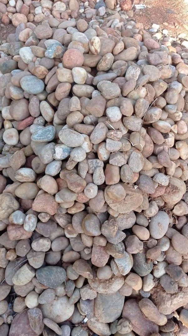 Bolsa de Piedras p/ fabricación de Canto Rodado in situ 