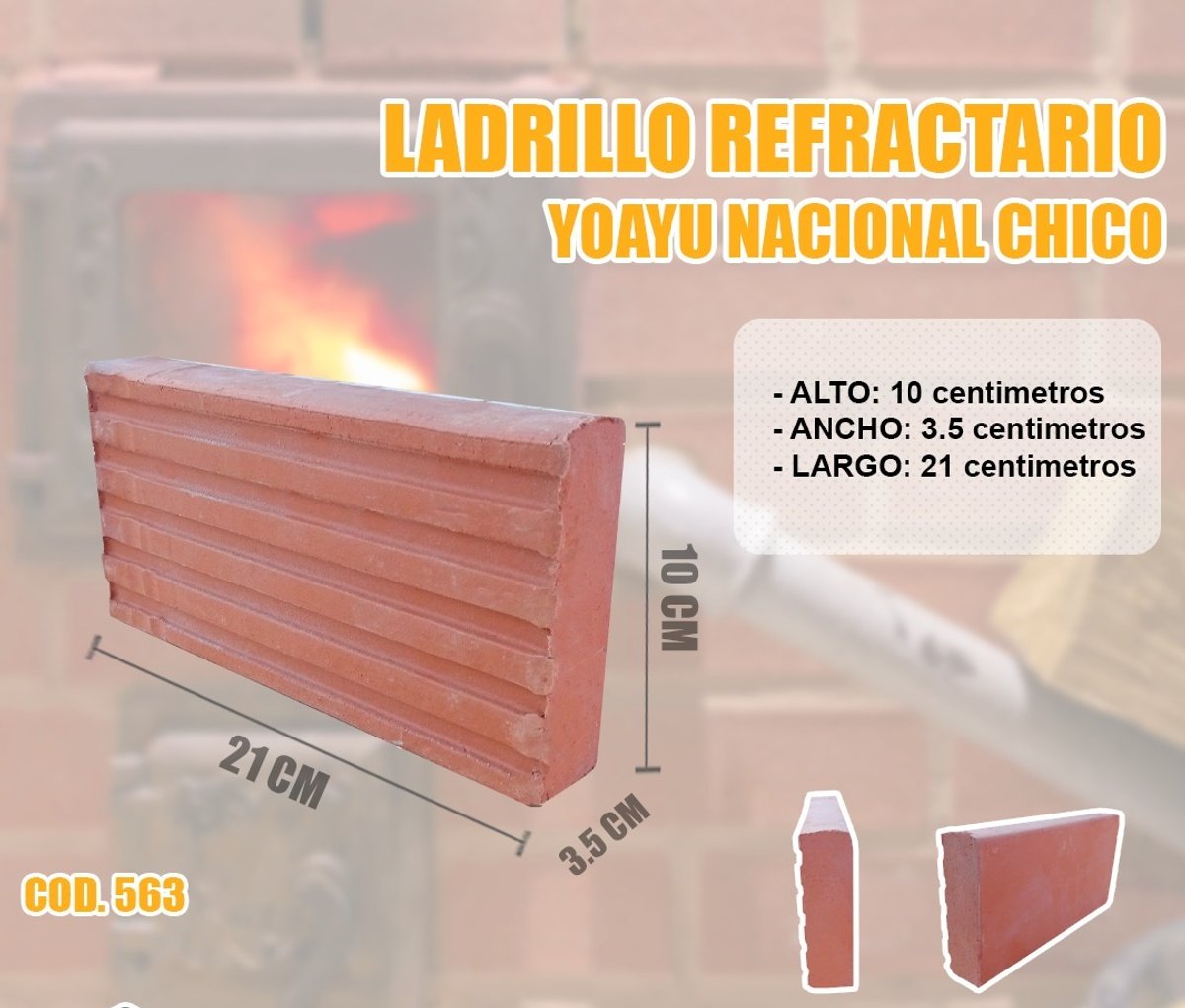 LADRILLO KLINKER Refractario Itá Yvy