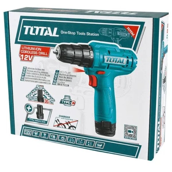 TALADRO ATORNILLADOR  TOTAL 12V 