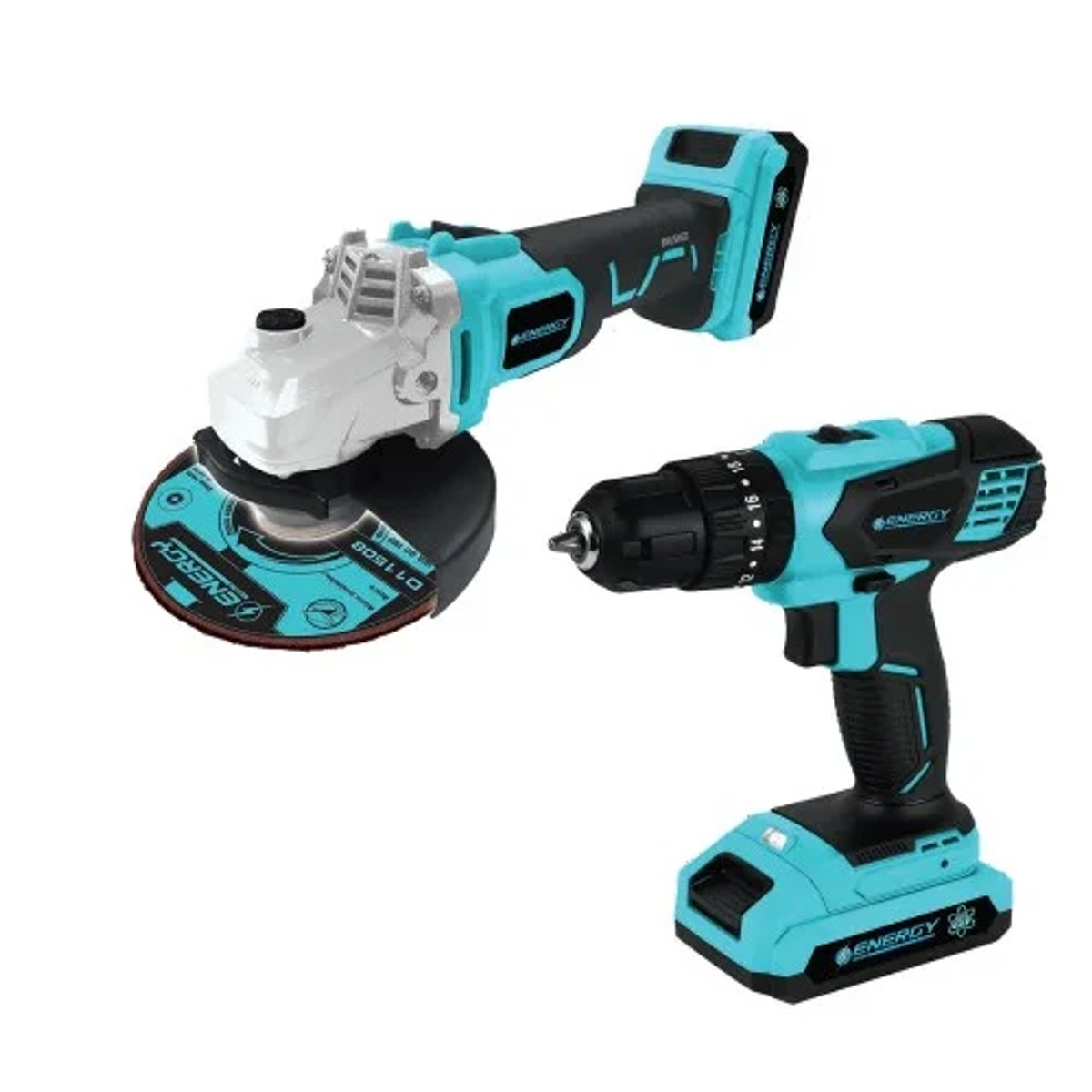 TALADRO PERCUTOR Y AMOLADORA RECARGABLE