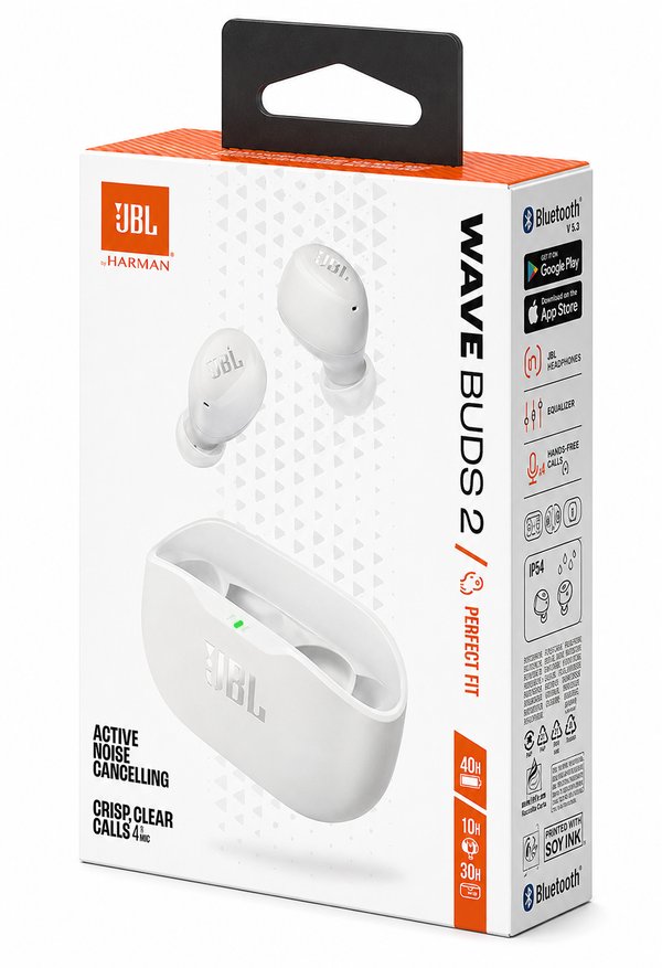 AURICULAR JBL BT WAVE BUDS 2 WHITE 