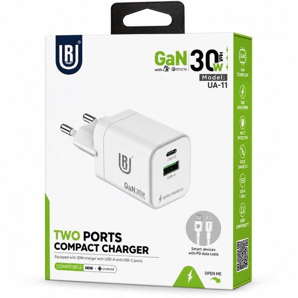 CARGADOR IPHONE UR 30W