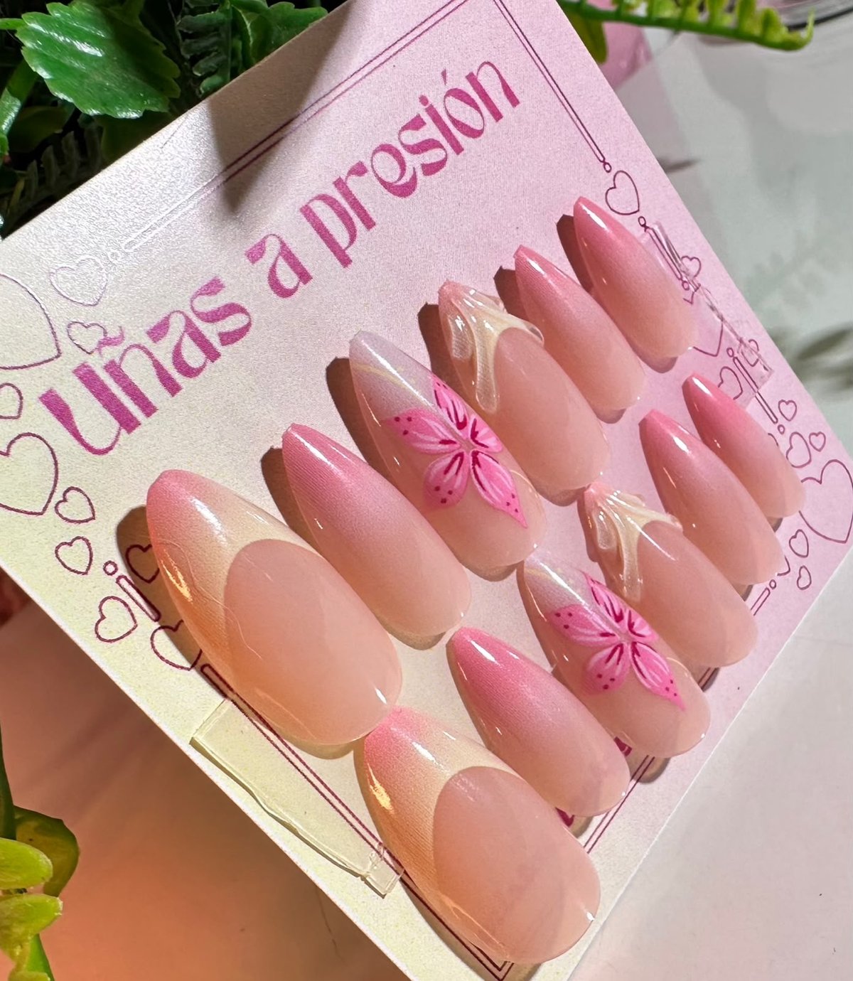 Francesitas amarillas con efecto aura en rosa – M100-24 - 2