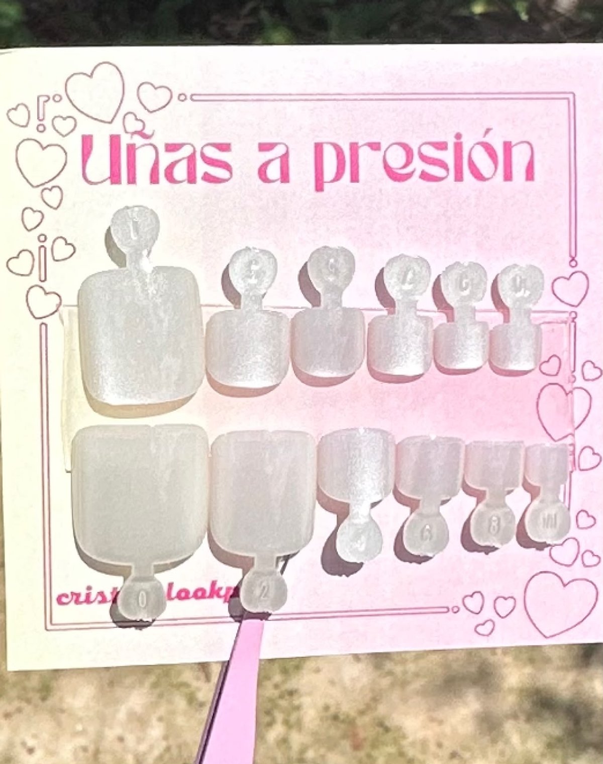 Uñas para pies ojo de gato rosa – POBB-101