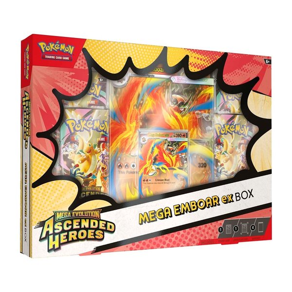 Pokémon TCG: Mega Evolution-Ascended Heroes Mega Emboar ex Box
