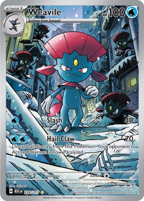 Ascended Heroes - Weavile - 228/217