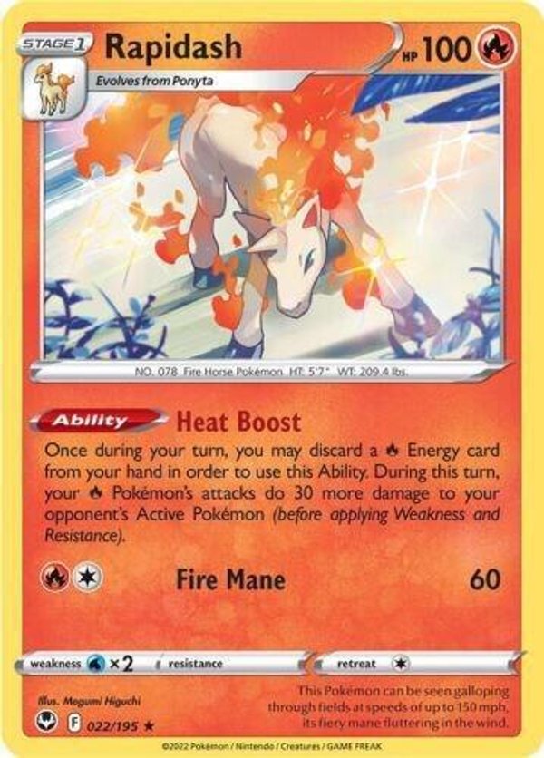 Rapidash - 022/195 - Deck Exclusives (PR)