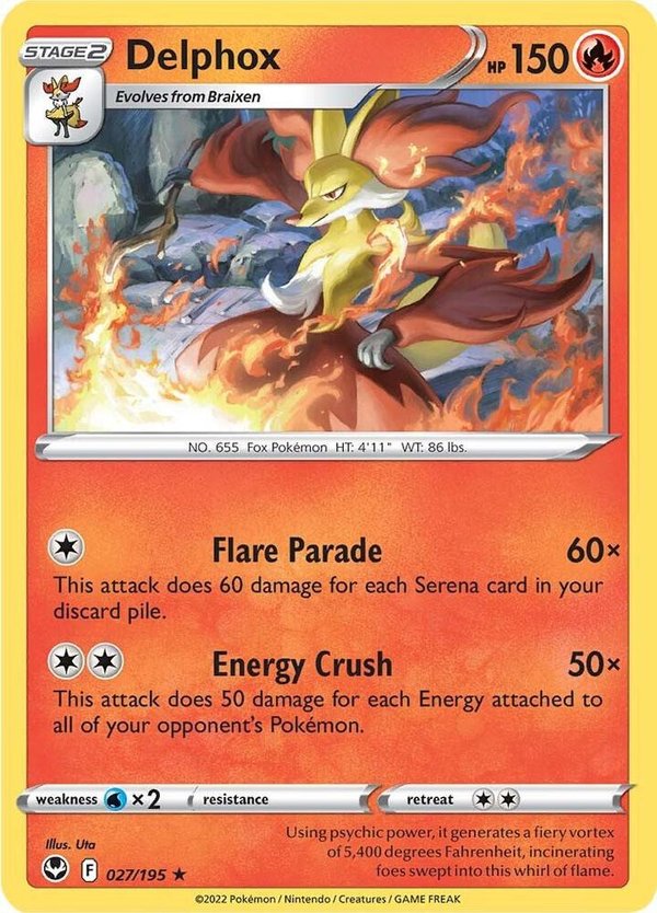 Delphox - SWSH12: Silver Tempest (SWSH12)