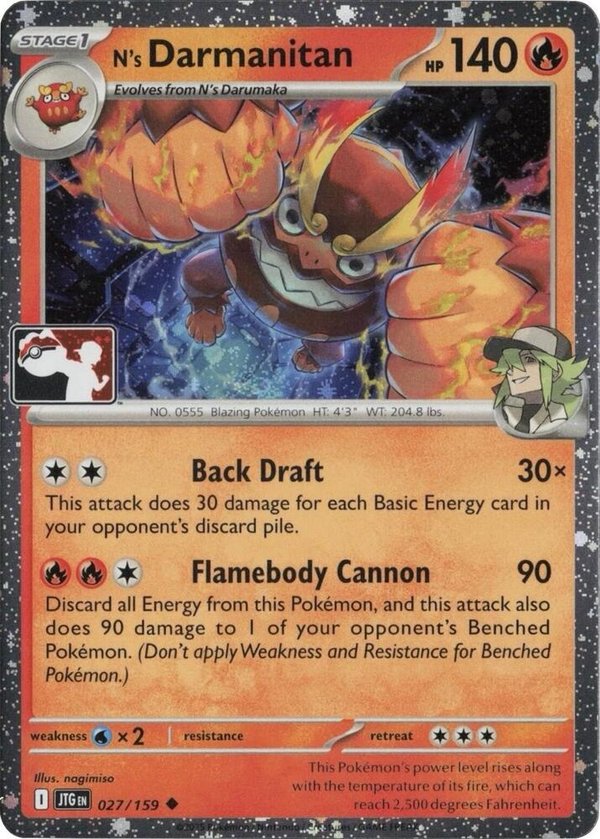 N's Darmanitan - 027/159 (Cosmos Holo) Castellano