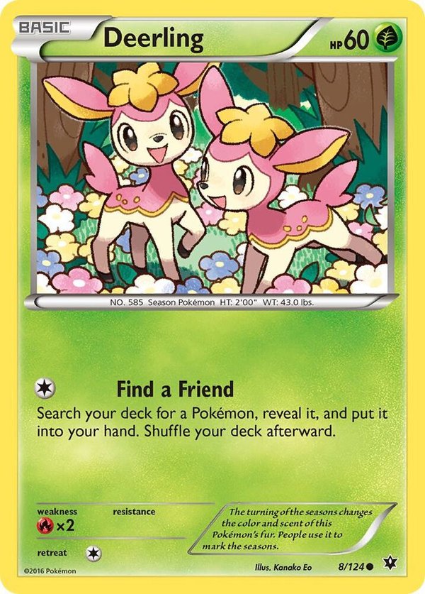 Deerling - XY - Fates Collide (FCO)