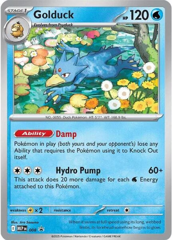 Golduck - 008 - ME: Mega Evolution Promo (MEP)