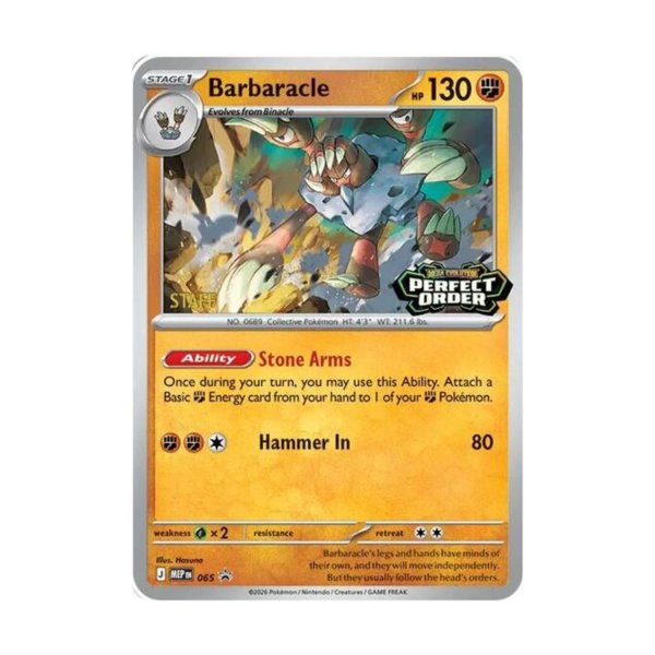 Barbaracle - 065 [Staff] - ME: Mega Evolution Promo (MEP) Español