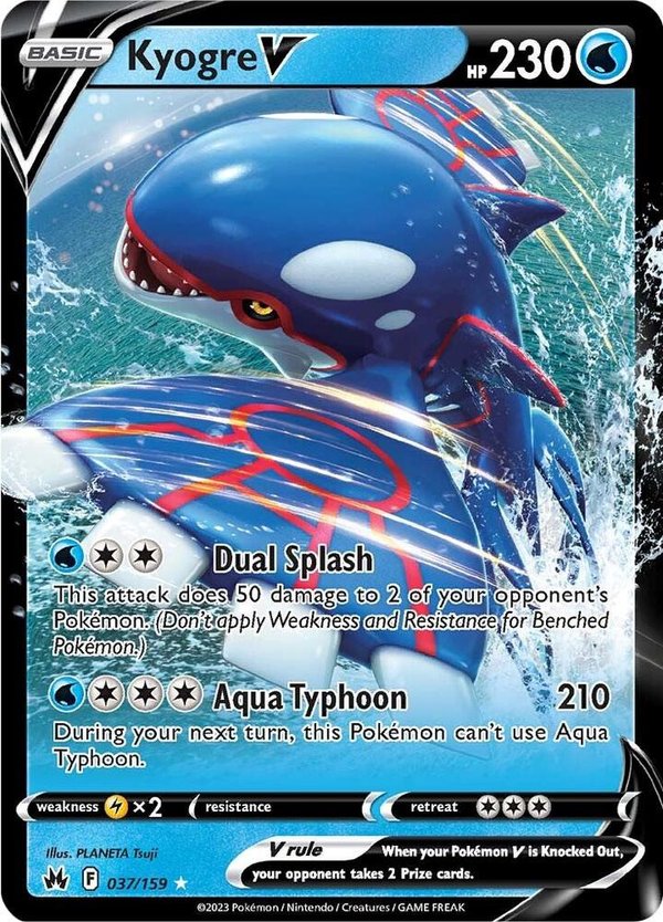 Kyogre V - SWSH: Crown Zenith (CRZ)