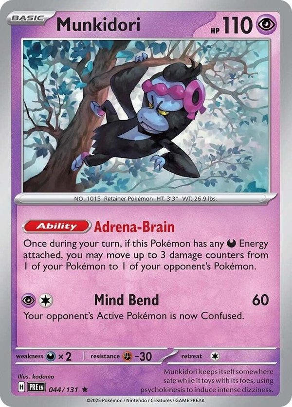 Munkidori - SV: Prismatic Evolutions (PRE) HOLO