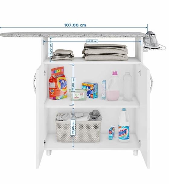 MESA DE PLANCHAR CRIATIVA MP-50 BC
