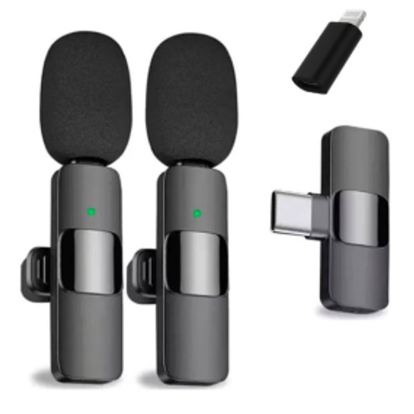 Sistema de Micrófono Inalámbrico Dual Smartphone