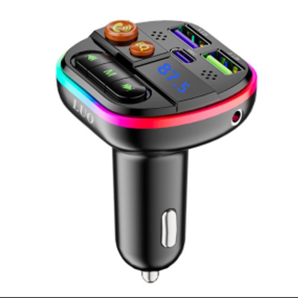 Transmisor Modulador FM para Auto con Doble Puerto USB