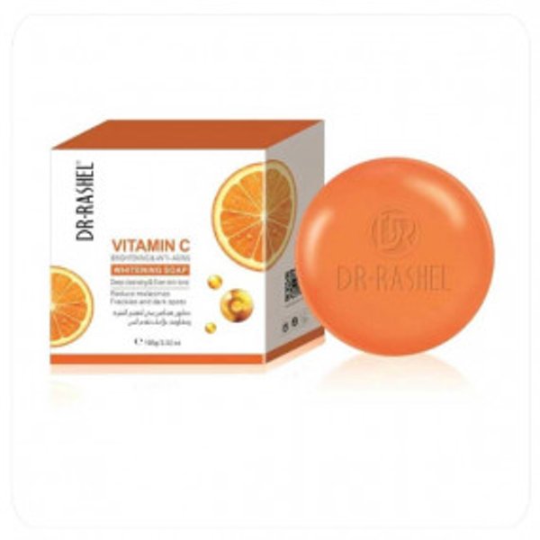 Jabón Sólido de Vitamina C Aclarante y Antioxidante