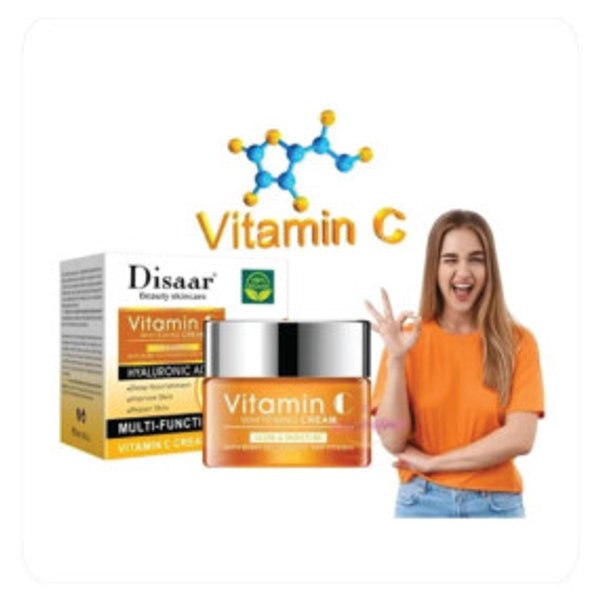 Crema de Día Hidratante con Vitamina C y Ácido Hialurónico