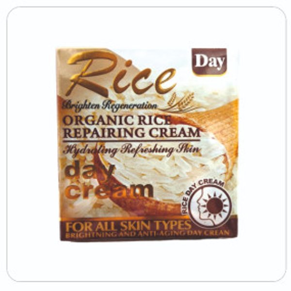 Crema Facial de Día Nutritiva de Extracto de Arroz