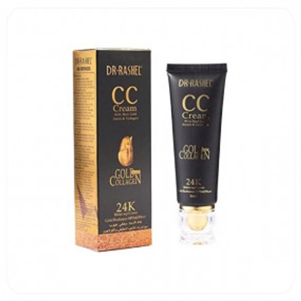 Crema Facial Correctora CC Cream con Oro de 24K