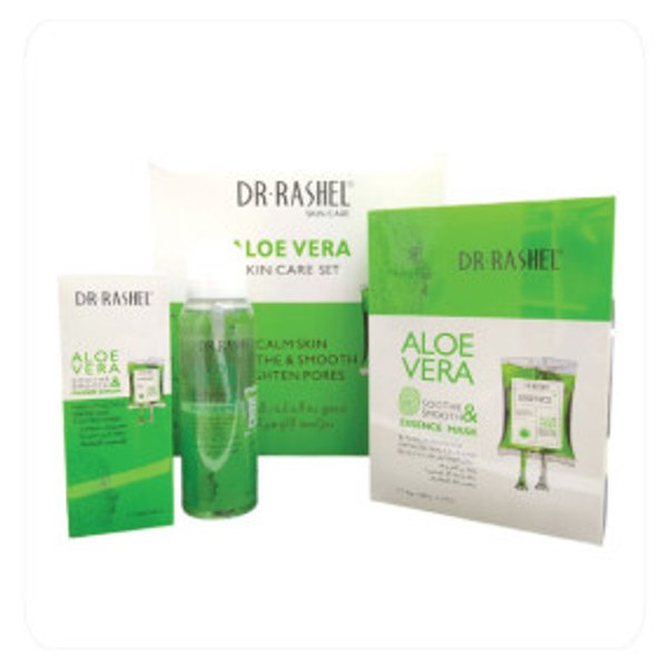 Kit de Cuidado Facial Calmante de Aloe Vera 3 Piezas