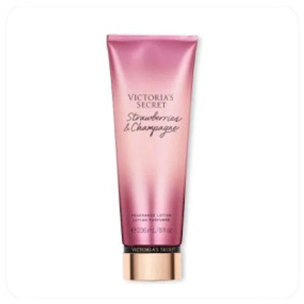 Loción Corporal Perfumada de Frutillas y Flores