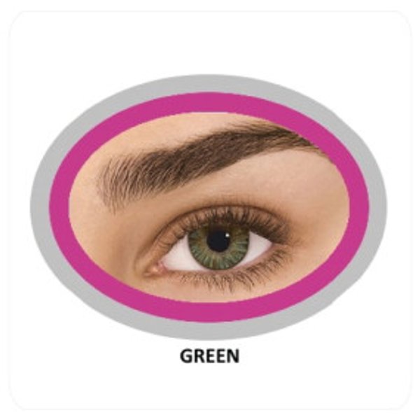 Lentes de Contacto Estéticos Tono Verde Esmeralda