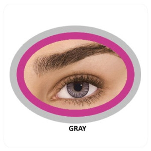 Lentes de Contacto Estéticos Tono Gris Elegante