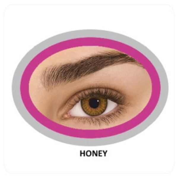 Lentes de Contacto Estéticos Tono Miel Suave