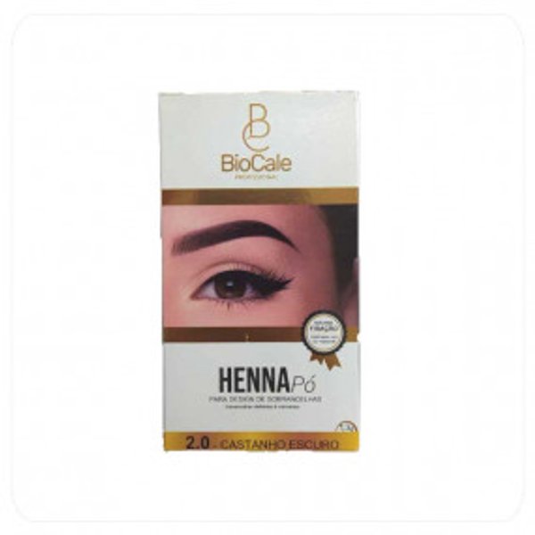 Henna en Polvo para Cejas Tono Castaño Oscuro