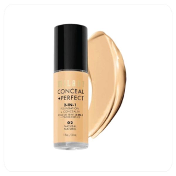 Base de Maquillaje y Corrector Dos en Uno Tono Natural