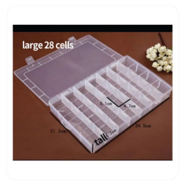 Caja Organizadora con 28 Divisiones