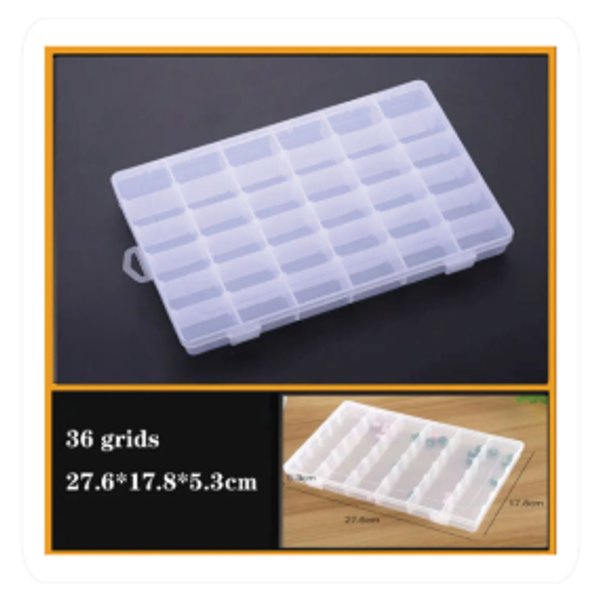 Caja Organizadora con 36 Divisiones