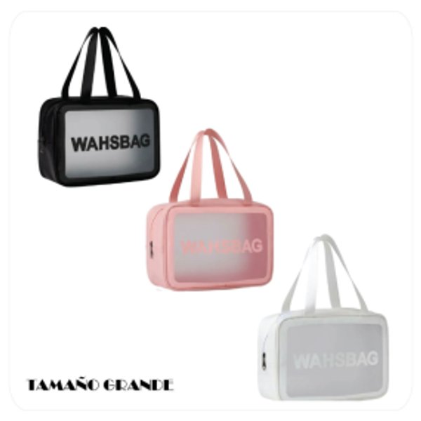 Bolsa de Maquillaje Transparente Impermeable M